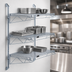 Thumbnail image #3 for Quantum Wall-Mount Cantilever Starter Shelf Kit with 3 Wire Shelves