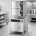 Thumbnail image #3 for Groen HyPlus 2-Compartment Electric Pressureless Steamer with 24-Inch Cabinet Base