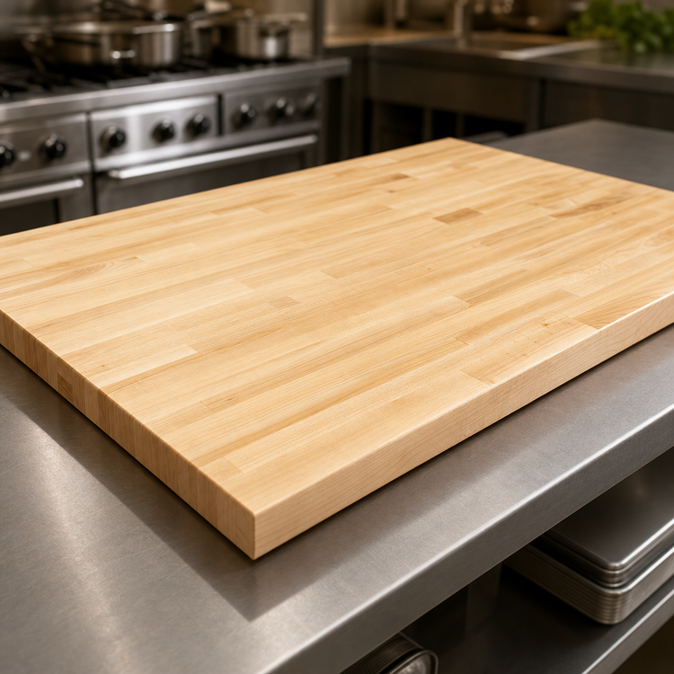 Product image #3 for Boos Block Northern Hard Rock Maple Blended Edge Grain Kitchen Countertop, 48 x 38 x 1-1/2 Inches, Varnique Finish
