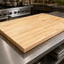 Thumbnail image #3 for Boos Block Northern Hard Rock Maple Blended Edge Grain Kitchen Countertop, 48 x 38 x 1-1/2 Inches, Varnique Finish