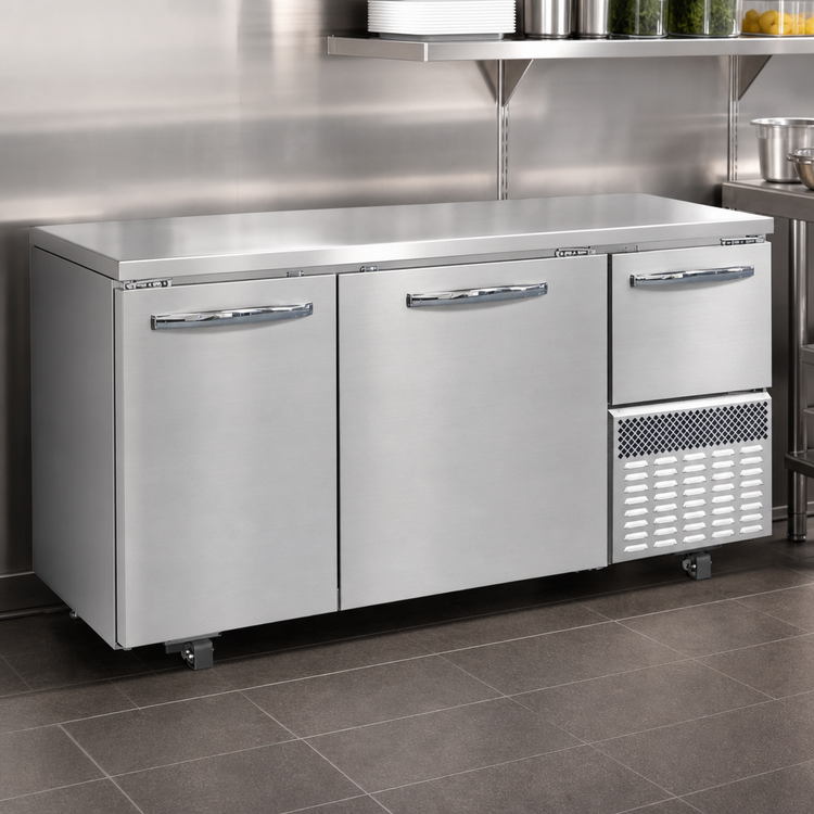 Product image #3 for Continental Refrigerator FA60N-U 60 Inch 3-Section Undercounter Freezer Base