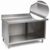 Thumbnail image #3 for Eagle Spec-Master Marine Series Stainless Steel Work Table with Cabinet Base, Open Front, and 4-1/2-Inch Backsplash, 84 x 24 Inches