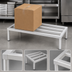 Thumbnail image #3 for Channel Manufacturing Tubular Aluminum Knock-Down Dunnage Rack, 24 x 20 x 12 Inches, 2,200 lb. Capacity