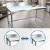 Thumbnail image #3 for John Boos 72-Inch x 30-Inch Reversible Poly Top Trimming Table with 6-Inch Removable Backsplash