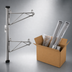 Thumbnail image #3 for Eagle Group Valu-Gard Adjustable Post Wire Wall Mount End Unit for 24-Inch Shelves