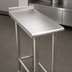 Thumbnail image #3 for Eagle Deluxe Series 18-Inch x 30-Inch 16-Gauge 304 Stainless Steel Filler Table with 1-1/2-Inch Rear Upturn