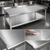 Thumbnail image #3 for John Boos Stainless Steel Equipment Stand with Adjustable Undershelf, 60W x 30D x 24H