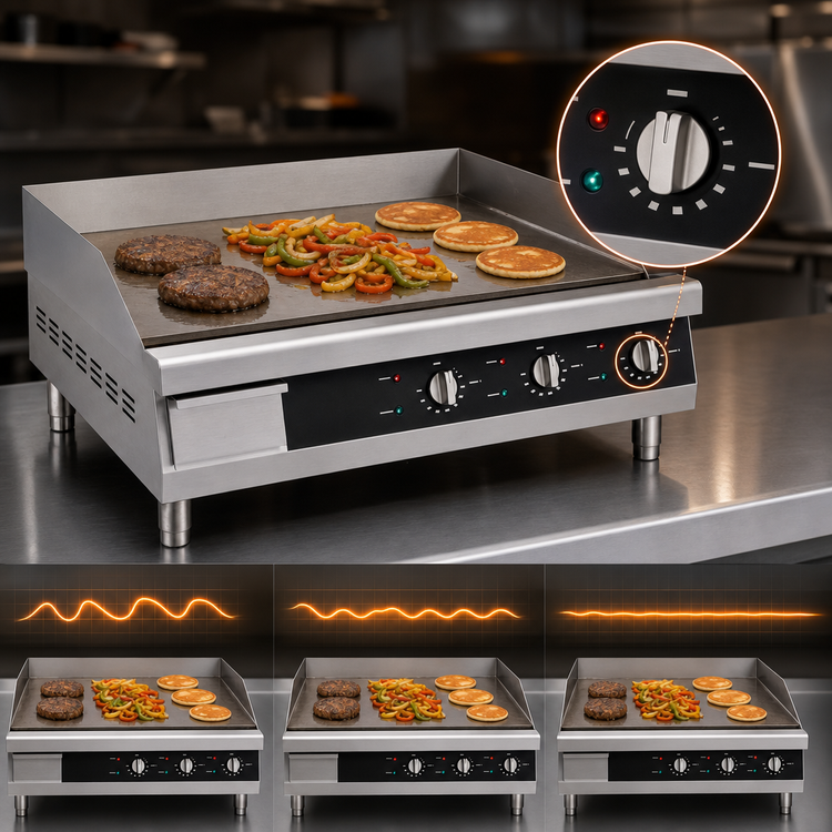 Product image #3 for Serv-Ware ETG-30 30-Inch Electric Thermostatic Countertop Griddle