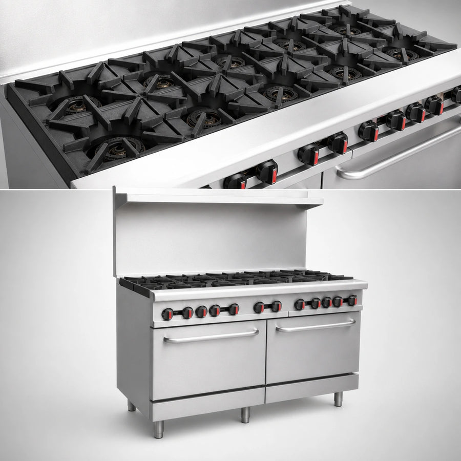 Ten Open Burners
