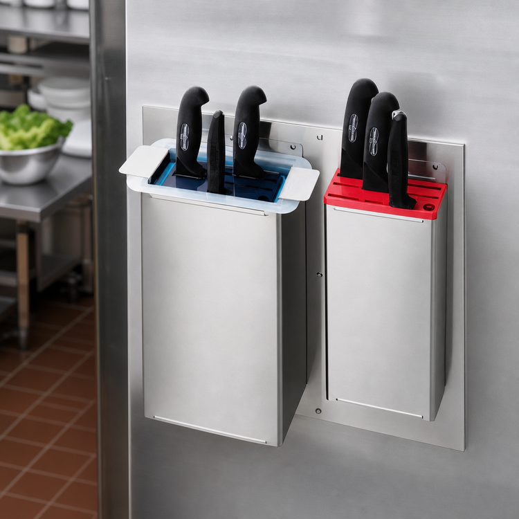 Product image #3 for Edlund KSS-5050 Wall-Mounted Knife Sanitizing System with Built-In KR-50R Rack