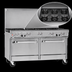 Thumbnail image #3 for Southbend Ultimate 60-Inch Gas Restaurant Range with 6 Burners, 24-Inch Griddle/Broiler and 2 Convection Ovens