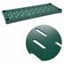 Thumbnail image #3 for Eagle Quik-Set 54 x 24 Inch Louvered Shelf, 14 Gauge Galvanized Steel, Green Epoxy Finish