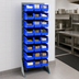 Thumbnail image #3 for Quantum 18 Inch x 12-1/2 Inch x 66 Inch Gray Enamel Coated Louvered Steel Rack, 375 lb. Capacity