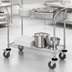 Thumbnail image #3 for Quantum Chrome-Plated Wire Utility Cart, 36 x 24 x 37-1/2 Inches, 2 Shelves, 1,200 lb Capacity