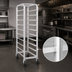 Thumbnail image #4 for Lifetime Tough Extra Heavy-Duty End-Load Aluminum Platter Rack with 5-Inch Swivel Casters, 10-Platter Capacity, 70-Inch Tall