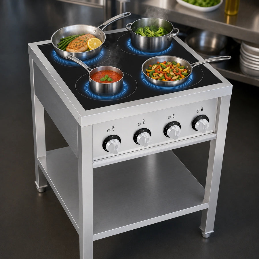 Four High-Output Cooking Zones