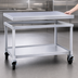 Thumbnail image #3 for New Age 60-Inch x 24-Inch Aluminum Equipment Stand with Removable 12-Gauge Top, Undershelf, and Marine Edge, 1000 lb. Capacity