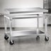 Thumbnail image #3 for New Age 72-Inch Mobile Aluminum Equipment Stand with 12-Gauge Top and Open Base