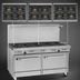 Thumbnail image #3 for Southbend Ultimate 60-Inch Gas Restaurant Range with 9 Open Burners and (2) Convection Ovens