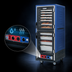 Thumbnail image #3 for Metro C5 3 Series Mobile Full-Height Moisture Heated Holding and Proofing Cabinet with Blue Insulation Armour and Dutch Clear Doors