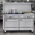 Thumbnail image #3 for Southbend Ultimate 60-Inch Gas Restaurant Range with 4 Pyromax Burners, 24-Inch Raised Griddle/Broiler, and 2 Cabinet Bases