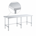Thumbnail image #3 for Sapphire 84-Inch x 14-Inch Stainless Steel Flat Top Work Table