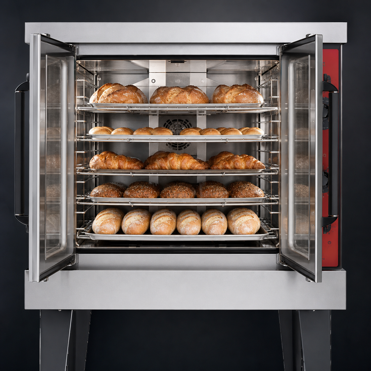 Product image #4 for Vulcan VC6GD Single-Deck Gas Convection Oven, Bakery Depth, 5-Pan Capacity