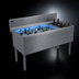 Thumbnail image #3 for Advance Tabco Prestige Supreme 48-Inch Underbar Ice Chest with 10-Circuit Cold Plate and Right-Side Bottle Storage Rack