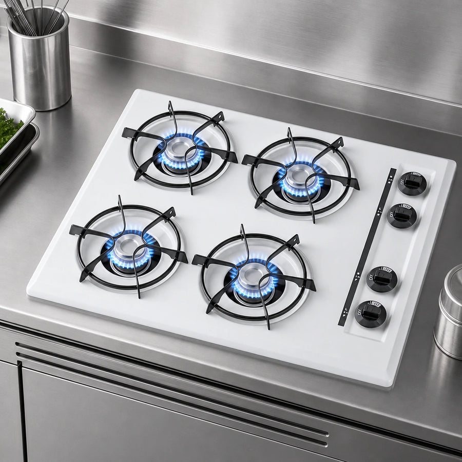 Four Open Burners