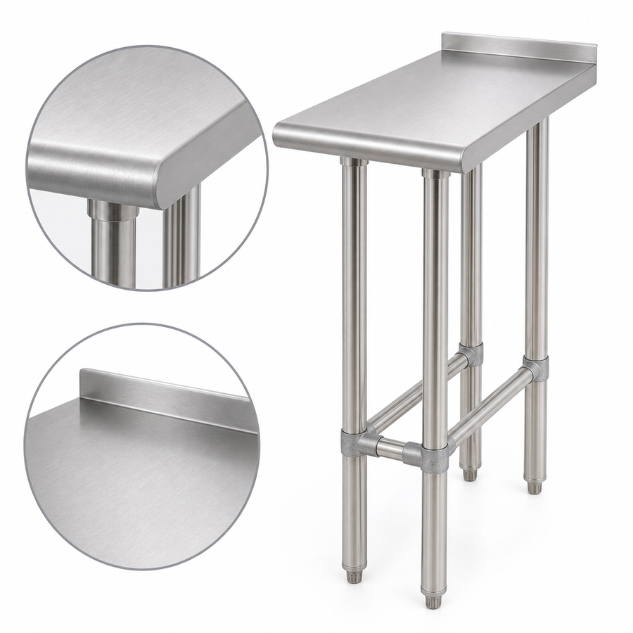 18-Gauge Stainless Steel Top