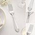 Thumbnail image #4 for Winco Peacock Dinner Fork, 7-13/16 Inch, 18/8 Stainless Steel, Extra Heavyweight, Mirror Finish
