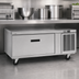 Thumbnail image #3 for Delfield Low-Profile Freezer Equipment Stand, 60-Inch Wide, 1-Drawer, Self-Contained Side-Mounted Refrigeration