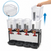 Thumbnail image #3 for Cofrimell CD4J110 4-Bowl Juice Dispenser with 3-Gallon Removable Polycarbonate Bowls, 110V