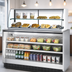 Thumbnail image #3 for Turbo Air TOMD-75HW(B) High Countertop Pastry Display Case for Open Display Merchandiser, 6.1 Cu. Ft.