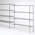 Thumbnail image #3 for Metro Super Erecta 4-Shelf Add-On Wire Shelving Unit, 72