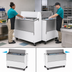 Thumbnail image #3 for Beverage-Air 49-Inch Dual Access Forced-Air School Milk Cooler, 20.55 Cu. Ft., White Exterior/Stainless Interior