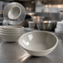 Thumbnail image #3 for American Metalcraft Crave Collection Shadow Round Melamine Fruit Bowl, 4.5 oz