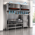 Thumbnail image #3 for Wells WVU-96SS 96-Inch Universal Ventless Hood System with Stainless Steel Stand