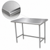 Thumbnail image #3 for Advance Tabco TSAG-246 72 Inch x 24 Inch Flat Top Open Base Stainless Steel Work Table