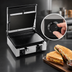 Thumbnail image #3 for Univex Electric Single Countertop Panini Press with Smooth Cast Iron Plates and Built-In Timer