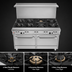 Thumbnail image #3 for Southbend Ultimate 60-Inch Gas Restaurant Range with 9 Open Burners and 2 Convection Ovens