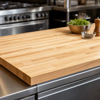 Thumbnail image #3 for John Boos Boos Block KCT-BL4227-O Maple Blended Edge-Grain Kitchen Countertop, 42 x 27 x 1-1/2 in, Penetrating Oil Finish