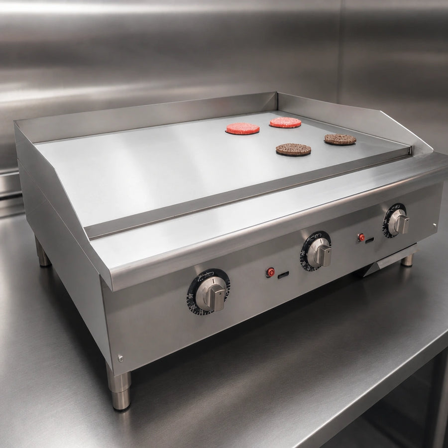 Polished Steel Griddle Plate