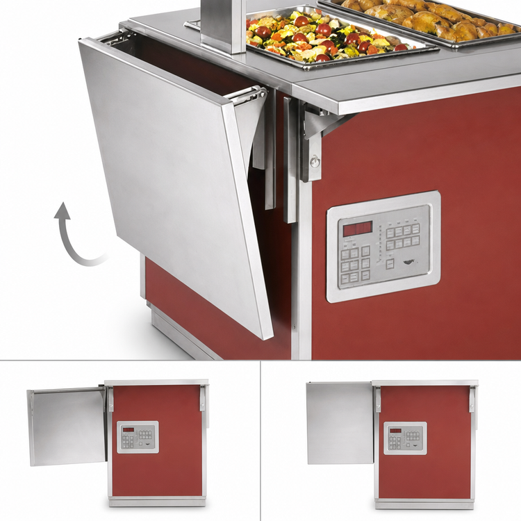 Product image #3 for Vollrath ADA 4-Series Signature Server Left-Side End Shelf, Stainless Steel, 18 x 28 Inches