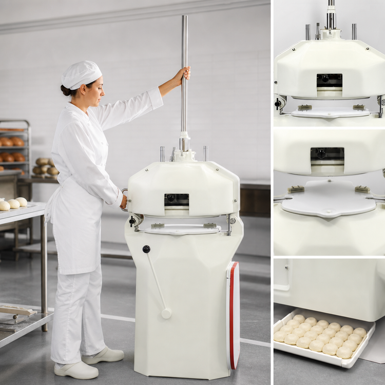 Product image #3 for Erika Record SEMI RH 10/25 36-Part Semi-Automatic Dough Divider/Rounder