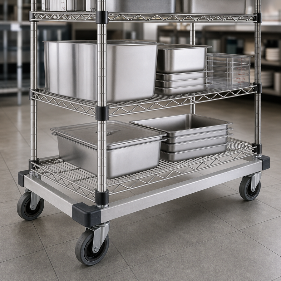 Compatible With Metro Shelving Systems