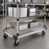 Thumbnail image #3 for Metro 72 Inch x 24 Inch Stainless Steel Made-to-Order Truck Dolly Frame with Corner Bumpers