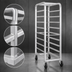 Thumbnail image #3 for Channel Lifetime Tough Extra Heavy-Duty All-Welded Aluminum Bottom-Load Platter Rack for 12.5-Inch Platters