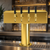 Thumbnail image #3 for 20-Inch T-Style 4-Faucet Countertop Air-Cooled Draft Beer Tower with PVD Brass Finish