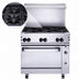 Thumbnail image #4 for Vulcan Endurance 36-Inch Propane Gas Restaurant Range with 6 Open Burners and Convection Oven